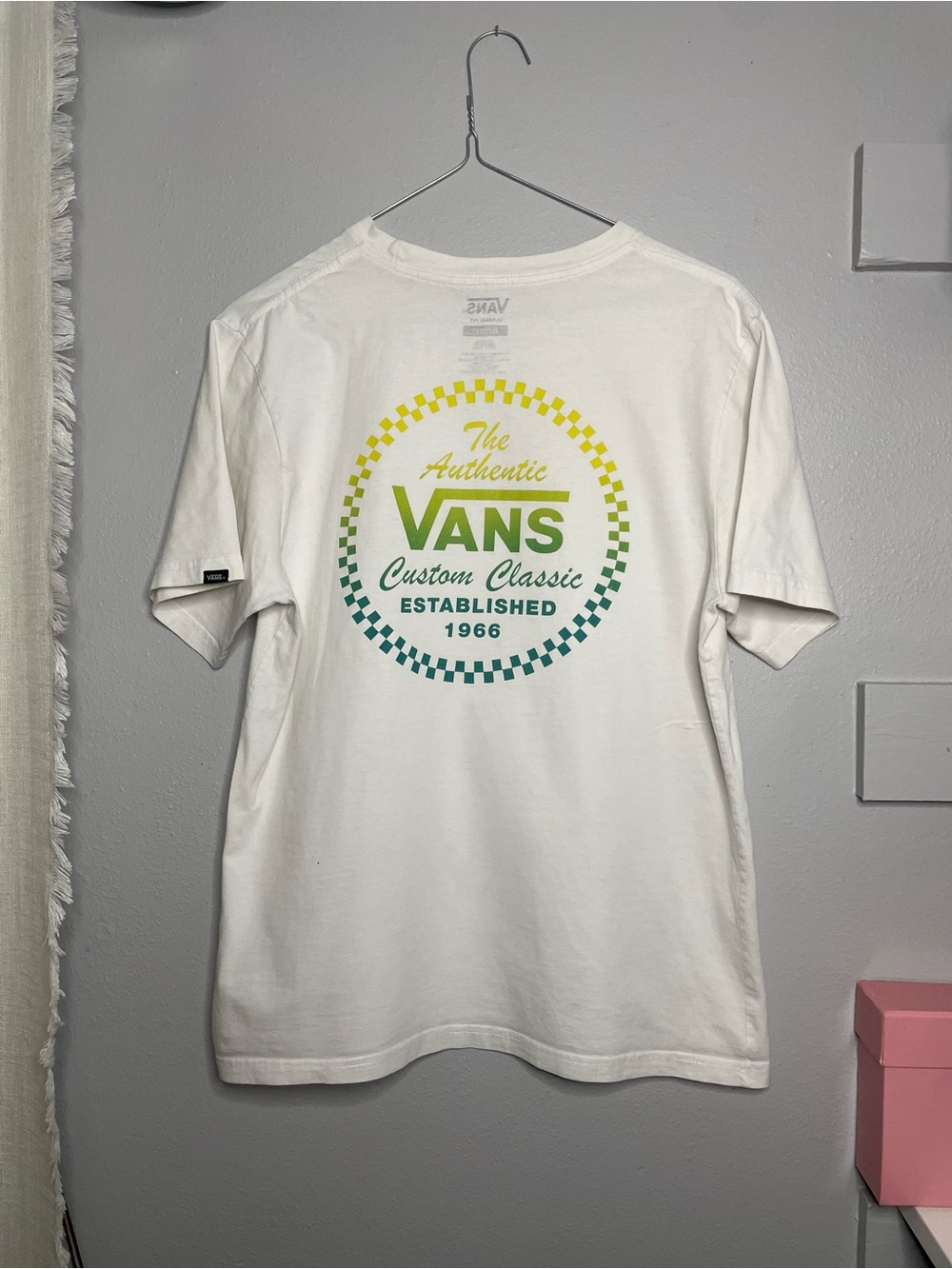 VANS White Short-Sleeve Logo Tee